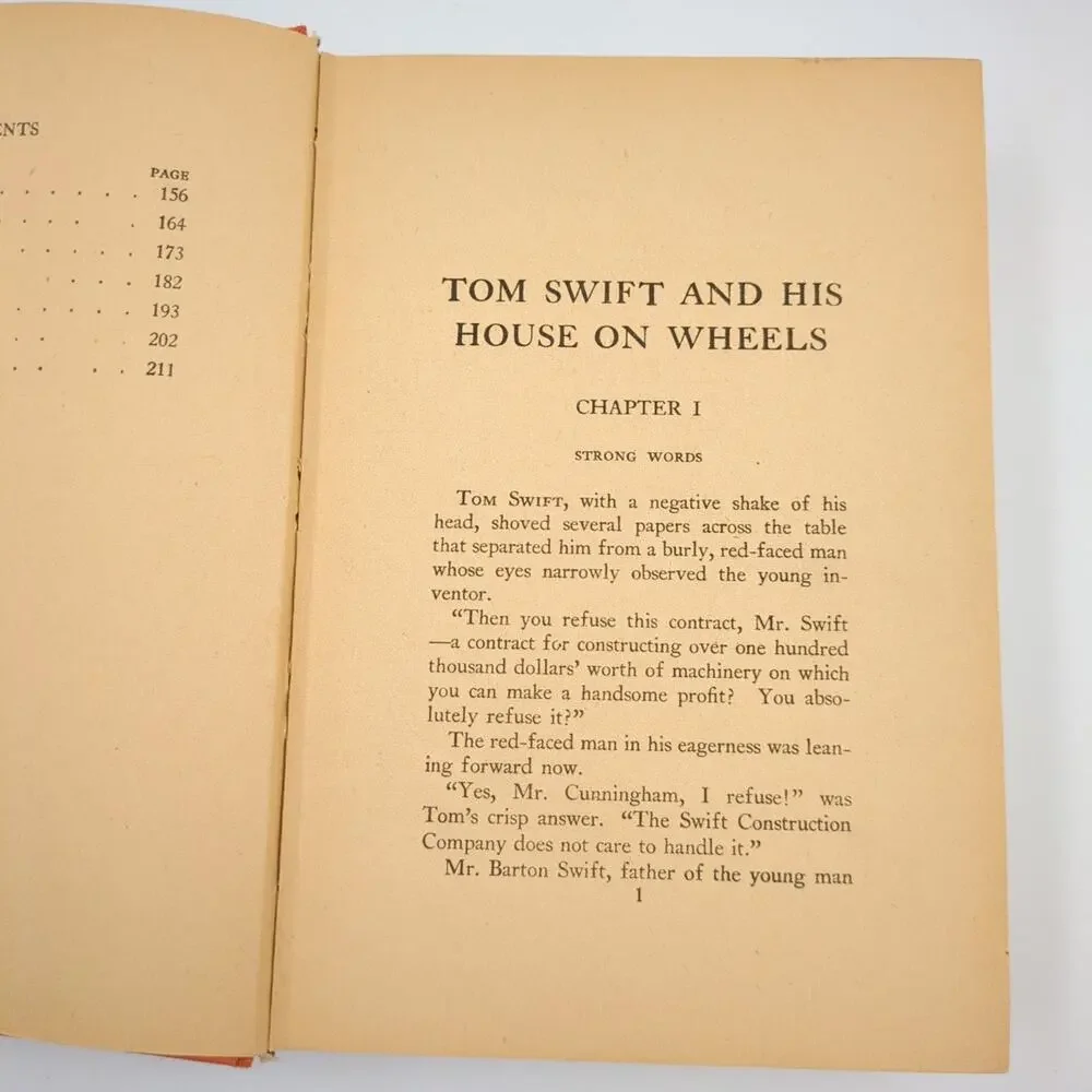 Tom Swift and His House on Wheels Victor Appleton 1929 Whitman Juvenile